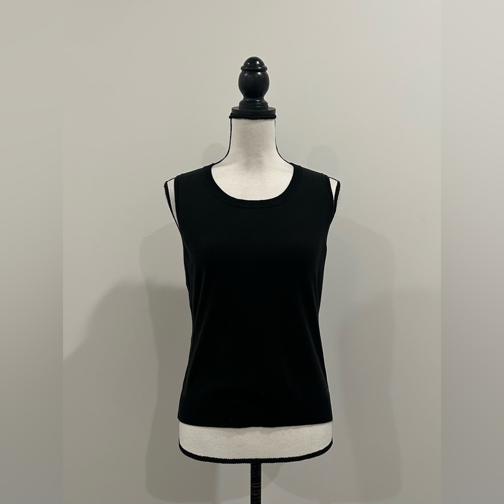 August Silk Sleeveless Sweater
